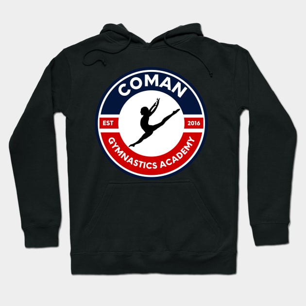 Full Color CGA Logo Hoodie by Coman Gymnastics 